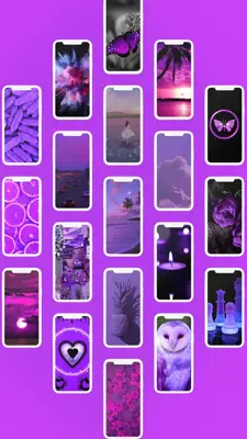 Purple Wallpaper android App screenshot 0