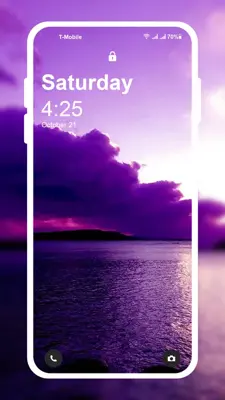 Purple Wallpaper android App screenshot 1