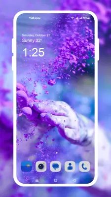 Purple Wallpaper android App screenshot 4